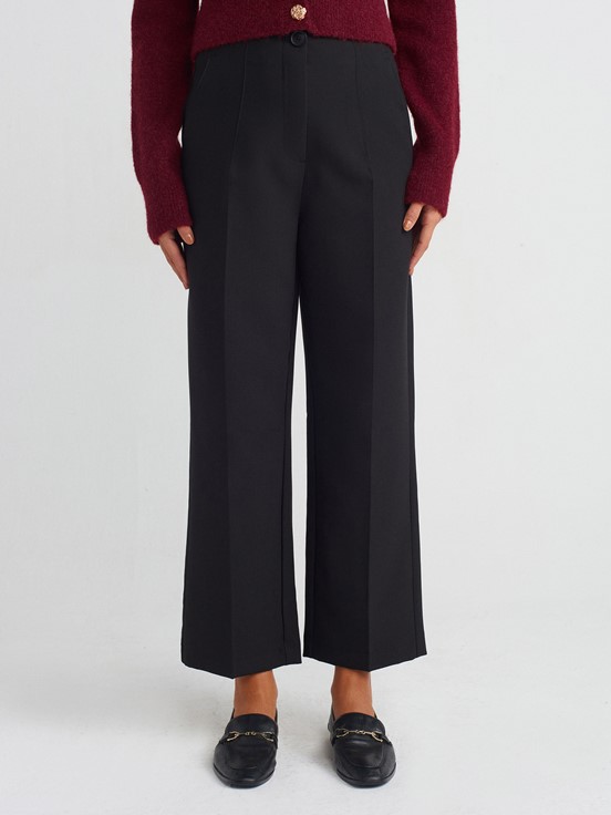 Dilvin Yüksek Bel Culotte Pantolon