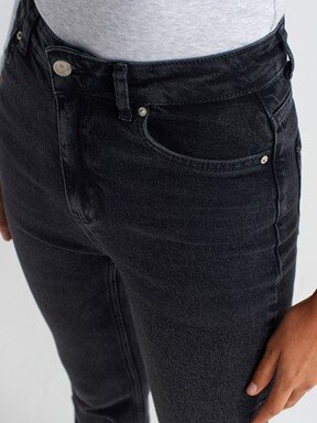 Dilvin Likralı Flare Denim Pantolon
