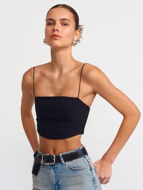 Dilvin Askılı Crop Top