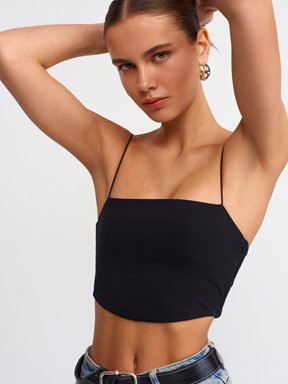 Dilvin Askılı Crop Top