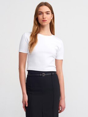 Dilvin Crop Tshirt