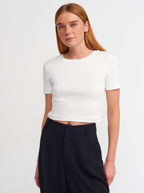 Dilvin Crop Tshirt