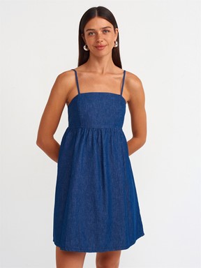 Dilvin Askılı Mini Elbise