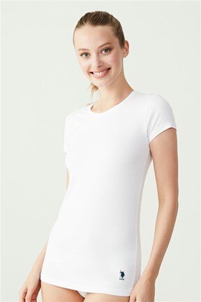 U.S. Polo Assn. Kadın Yuvarlak Yaka Kısa Kollu T-Shirt