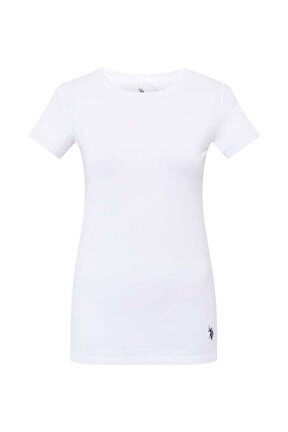 U.S. Polo Assn. Kadın Yuvarlak Yaka Kısa Kollu T-Shirt