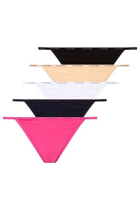 U.S. Polo Assn. Kadın 5 Li Tanga Slip