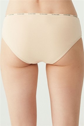 U.S. Polo Assn. Kadın 5 Li Yüksek Bel Slip