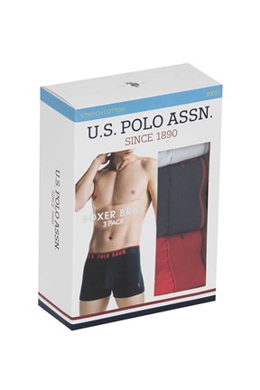 U.S. Polo Assn. Erkek 3 Lü Boxer