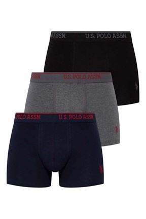 U.S. Polo Assn. Erkek 3 Lü Boxer