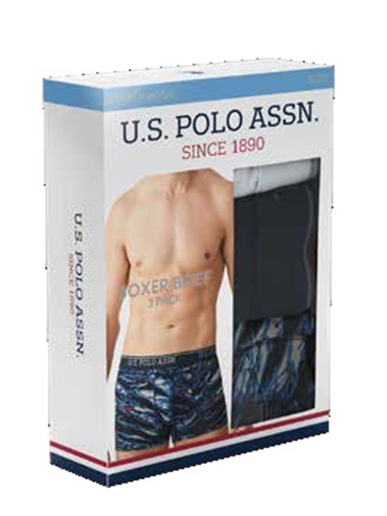 U.S. Polo Assn. Erkek 3 Lü Boxer