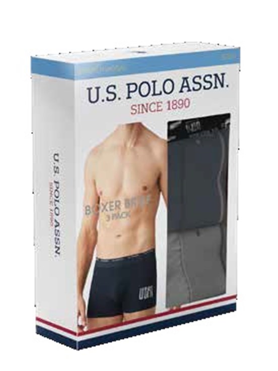 U.S. Polo Assn. Erkek 3 Lü Boxer