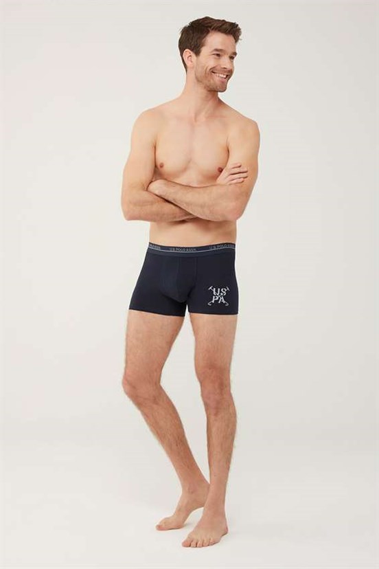 U.S. Polo Assn. Erkek Baskılı 3 Lü Boxer