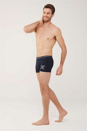 U.S. Polo Assn. Erkek Baskılı 3 Lü Boxer