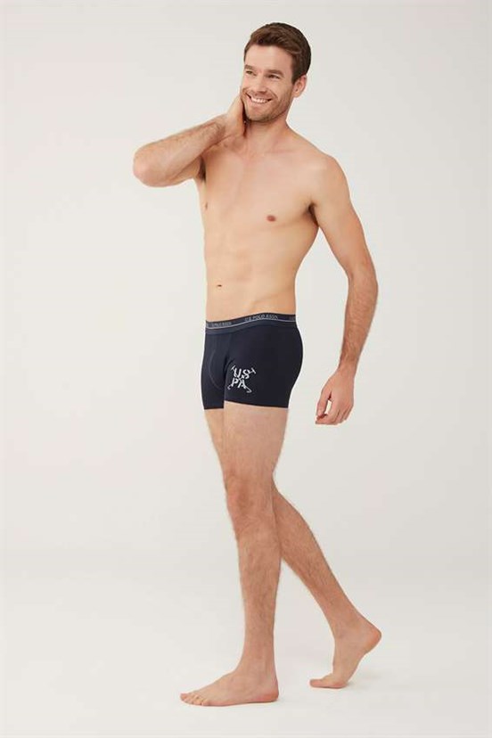 U.S. Polo Assn. Erkek Baskılı 3 Lü Boxer
