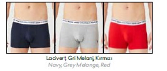 U.S. Polo Assn. Erkek 3 Lü Boxer