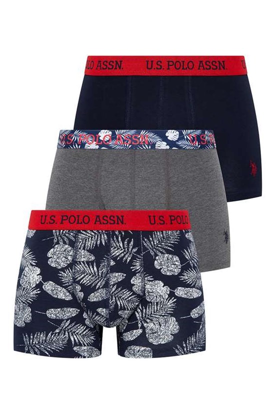 U.S. Polo Assn. Erkek 3 Lü Boxer