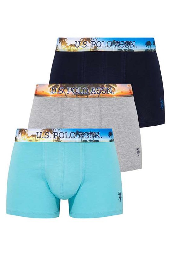 U.S. Polo Assn. Erkek 3Lü Boxer
