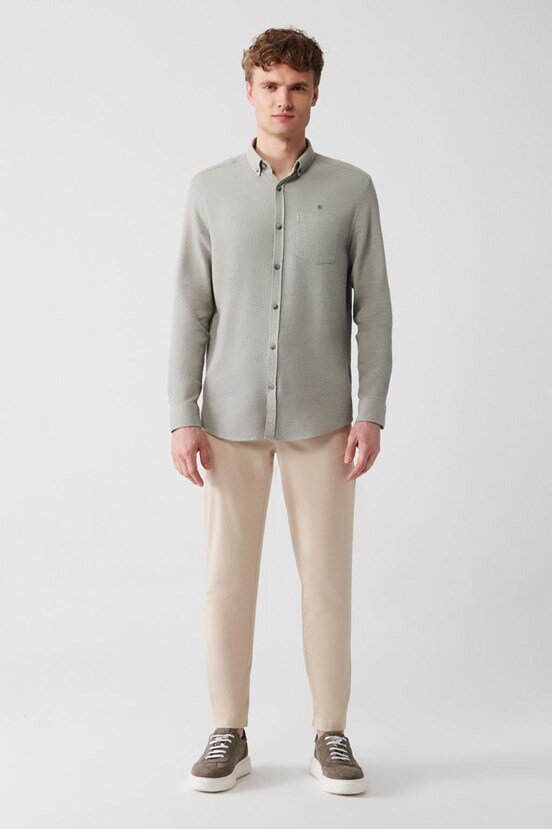 Avva Cepli Slim Fit Gömlek