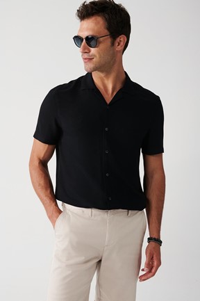 Avva Kısa Kollu Regular Fit Gömlek