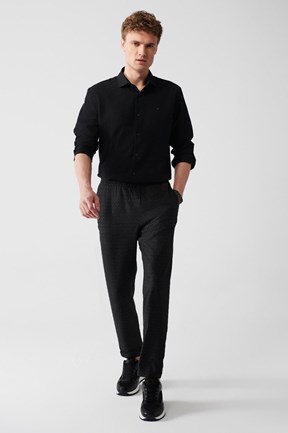 Avva Desenli Likralı Relaxed Fit Jogger Pantolon