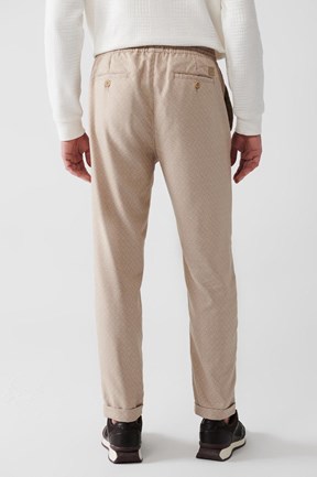 Avva Desenli Likralı Relaxed Fit Jogger Pantolon