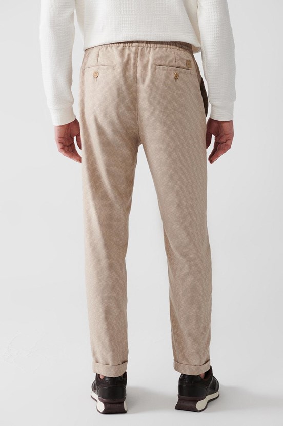 Avva Desenli Likralı Relaxed Fit Jogger Pantolon