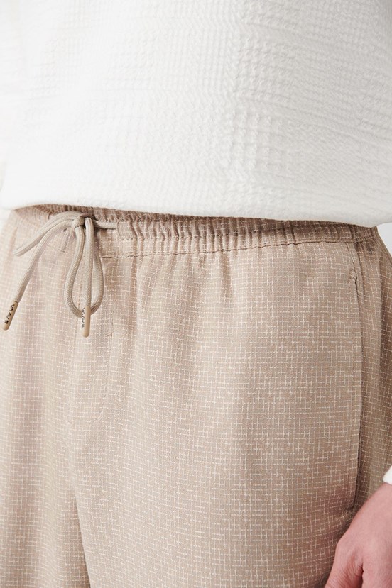 Avva Desenli Likralı Relaxed Fit Jogger Pantolon