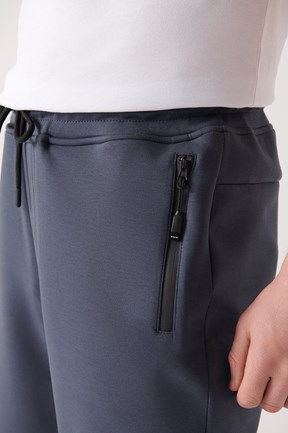 Avva Esnek Yumuşak Doku İnterlok Kumaş Lastikli Paça Jogger Unisex Eşofman Altı