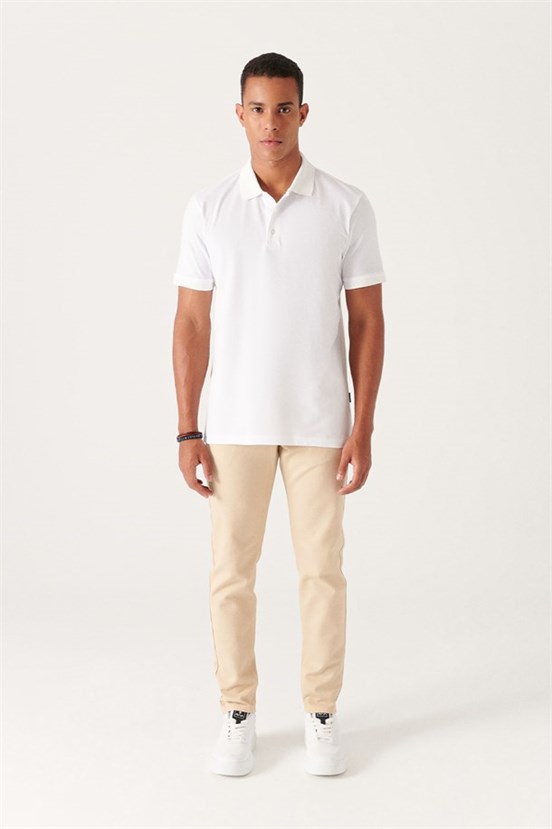 Avva Polo Yaka Düz T-Shirt