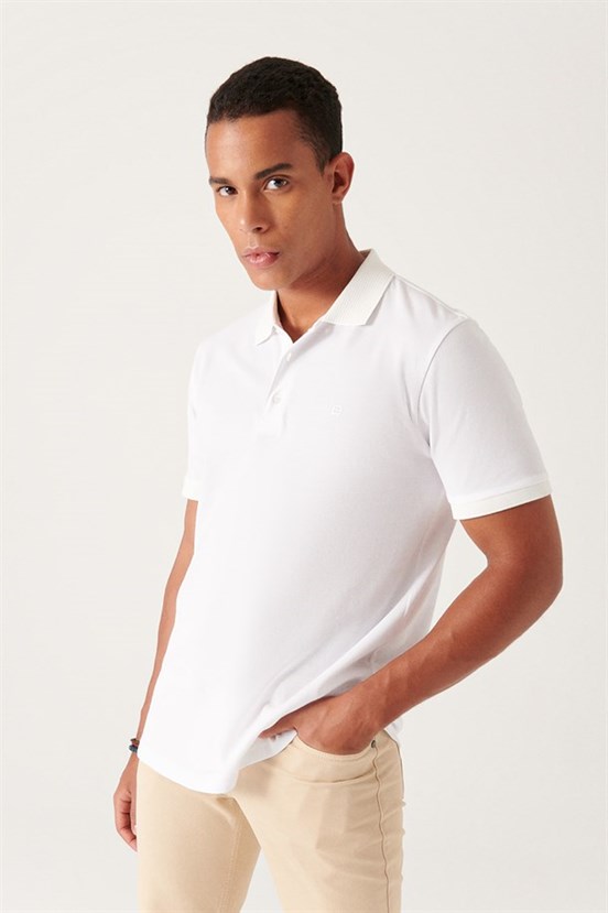 Avva Polo Yaka Düz T-Shirt