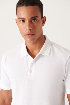 Avva Polo Yaka Düz T-Shirt