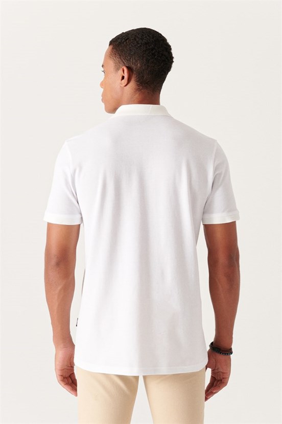 Avva Polo Yaka Düz T-Shirt