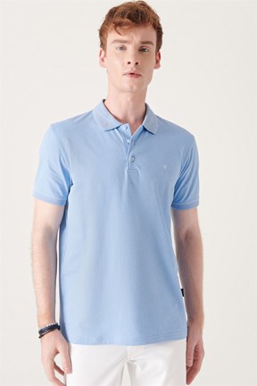 Avva Polo Yaka Düz T-Shirt