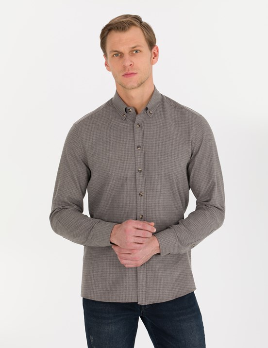 Pierre Cardin Erkek Dokuma Gömlek

