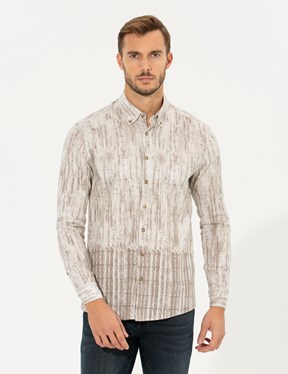 Pierre Cardin Erkek Dokuma Gömlek