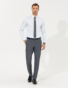 Pierre Cardin Erkek Slim Fit Dokuma Gömlek