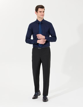 Pierre Cardin Erkek Slim Fit Dokuma Gömlek