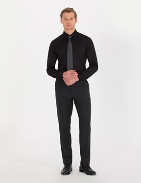 Pierre Cardin Erkek Slim Fit Dokuma Gömlek