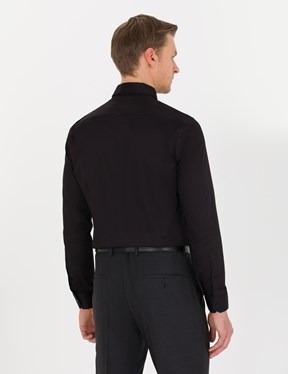 Pierre Cardin Erkek Slim Fit Dokuma Gömlek