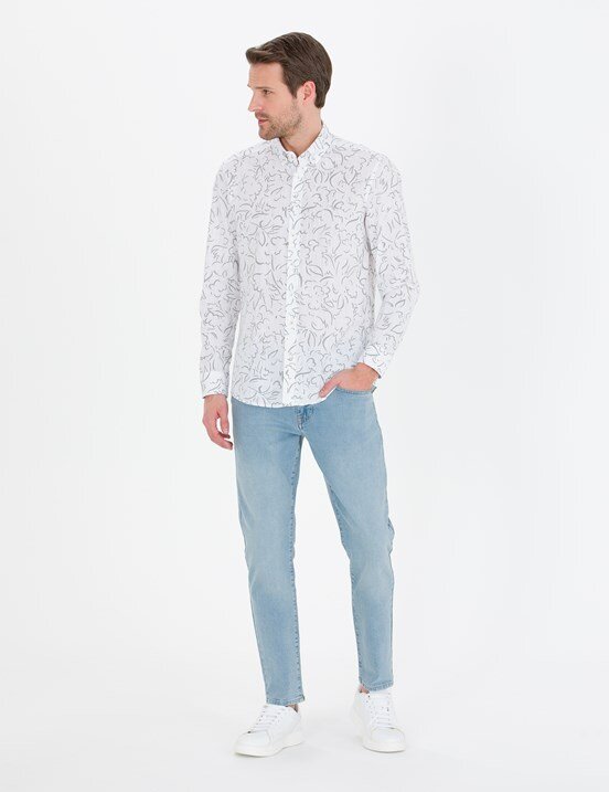 Pierre Cardin Erkek Dokuma Gömlek
