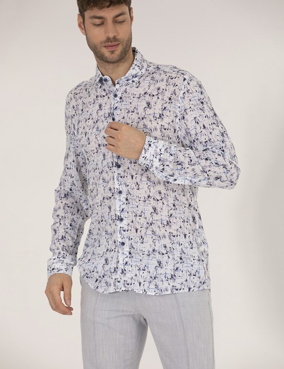 Pierre Cardin Erkek Dokuma Gömlek
