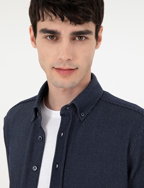 Pierre Cardin Erkek Dokuma Gömlek