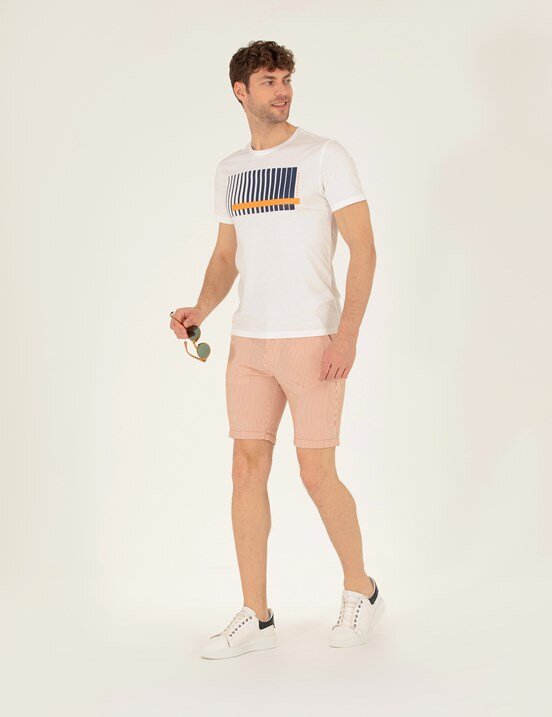 Pierre Cardin Erkek Dokuma Capri Bermuda


