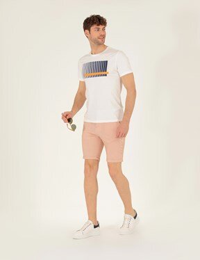 Pierre Cardin Erkek Dokuma Capri Bermuda


