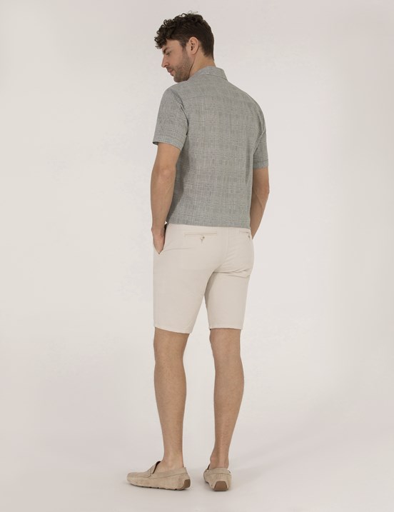 Pierre Cardin Erkek Dokuma Capri Bermuda


