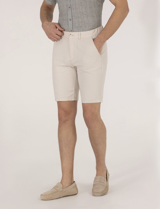 Pierre Cardin Erkek Dokuma Capri Bermuda


