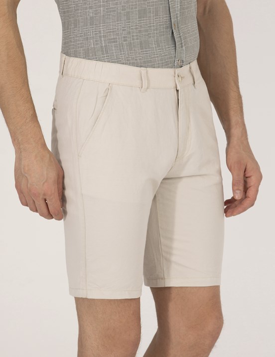 Pierre Cardin Erkek Dokuma Capri Bermuda

