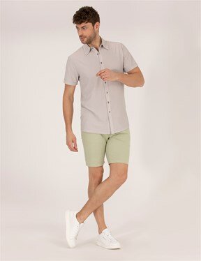 Pierre Cardin Erkek Dokuma Capri Bermuda

