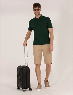 Pierre Cardin Erkek Dokuma Capri Bermuda
