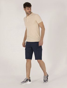 Pierre Cardin Erkek Dokuma Capri Bermuda
